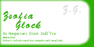 zsofia glock business card